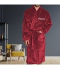 Peignoir de chambre homme brodé