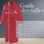 Peignoir de chambre homme brodé