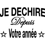 Tee Shirt "Je déchire"