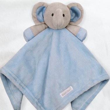 Doudou personnalisé Elephant bleu