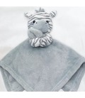 Doudou zèbre personnalisé - Prénom brodé
