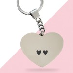 Porte-clés cœur personnalisé - Modèle Amour