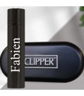 Briquet clipper noir personnalisé