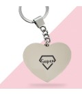 Porte-clés cœur personnalisé - Modèle Super