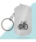 Porte-clés métal personnalisé - Modèle Moto