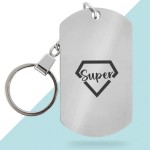 Porte-clés métal personnalisé - Modèle Super