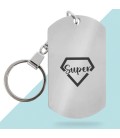 Porte-clés métal personnalisé - Modèle Super