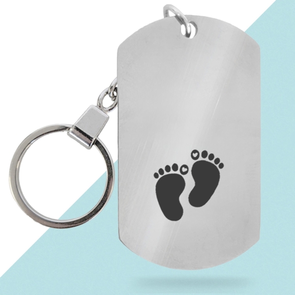 Porte-clés métal personnalisé - Modèle Enfant