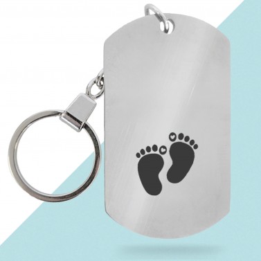 Porte-clés métal personnalisé - Modèle Enfant