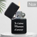 Briquet essence texte à graver