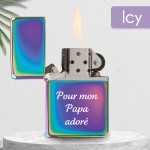 Briquet essence texte à graver