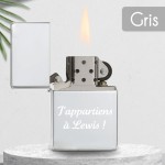 Briquet essence texte à graver