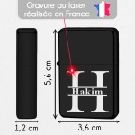 Briquet personnalisé essence couleur bleu - Modèle initiale