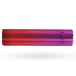 Briquet clipper rouge et violet personnalisé