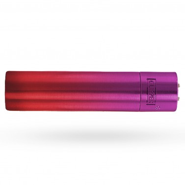 Briquet clipper rouge et violet personnalisé