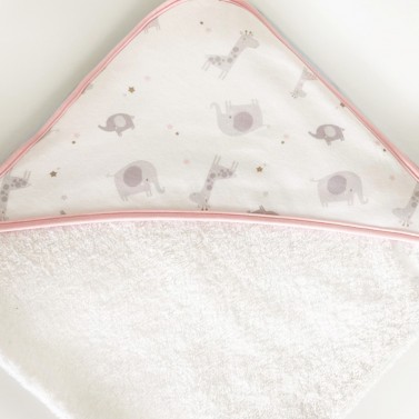 Sortie de bain brodée