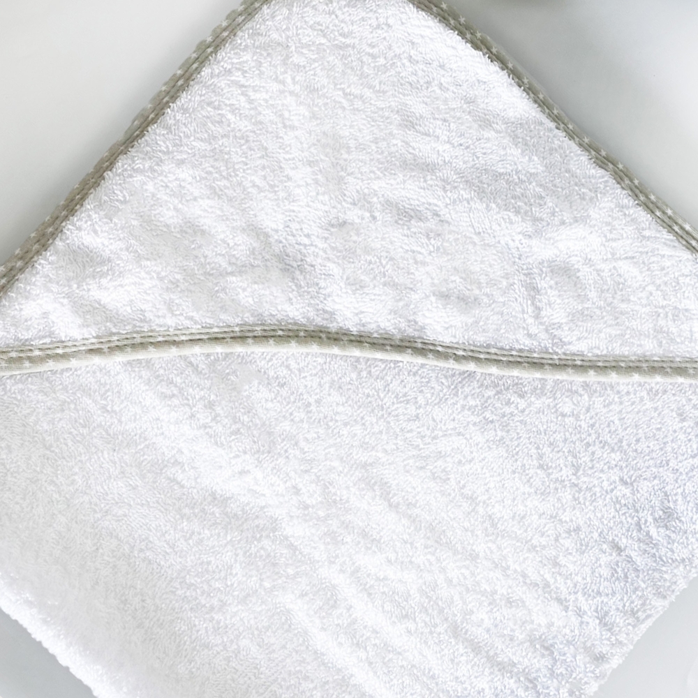 Cape De Bain Personnalisée Bébé Koala - Serviette à Capuche En Polaire Grise Avec Prénom Brodé - Cadeau Naissance, Baptême
