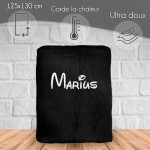 Plaid microfibre 125x150 personnalisé