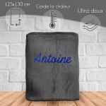 Plaid microfibre 125x150 personnalisé