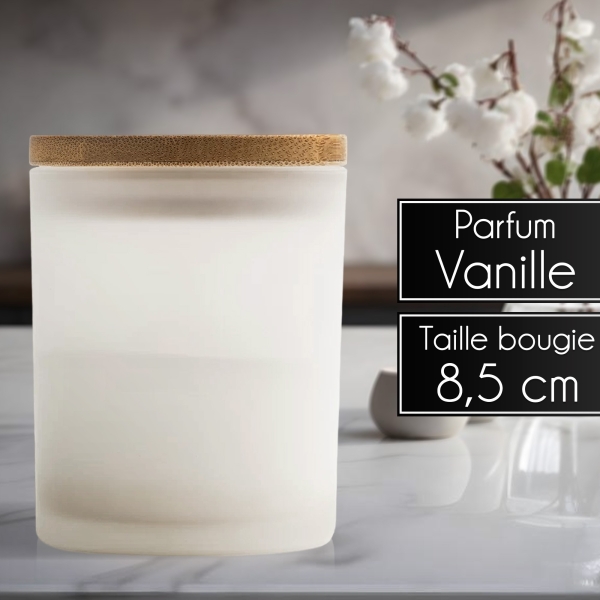 Bougie coeur personnalisée