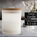 Bougie double coeur personnalisée