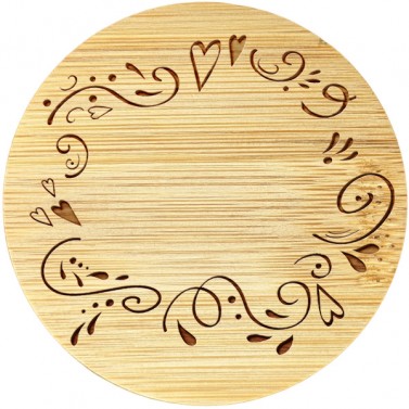 Bougie coeur personnalisée