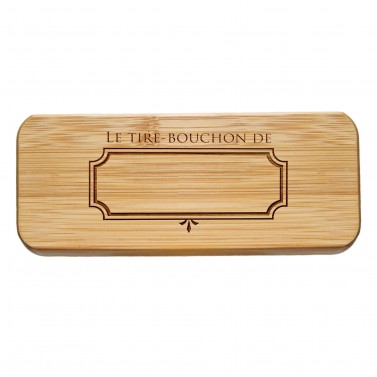 Tire Bouchon et son coffret gravé avec votre prénom