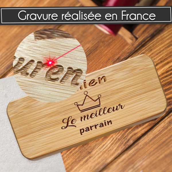 Tire Bouchon et son coffret personnalisable fête des pères