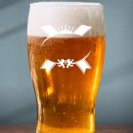 Verre à bière prénom + date gravé