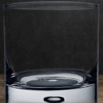 Verre à whisky initiale gravé