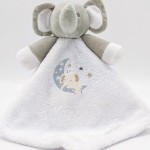 Doudou éléphant blanc Modèle Étoile
