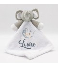 Doudou éléphant blanc Modèle Étoile