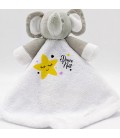 Doudou éléphant blanc Modèle Lune rose