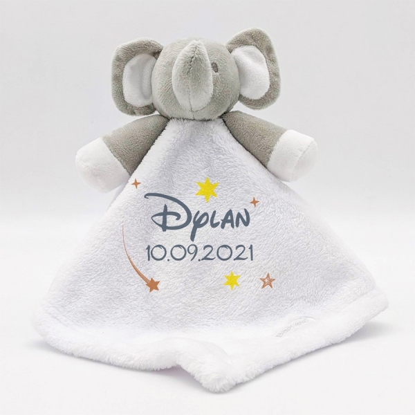 Doudou licorne blanche Modèle Licorne lune