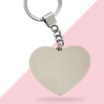 Porte clés coeur texte à graver
