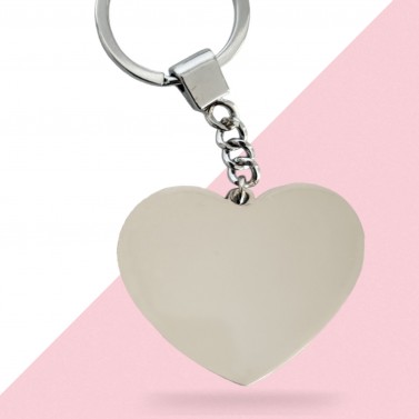 Porte clés cœur texte à graver