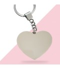 Porte clés cœur texte à graver