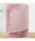 Plaid Polaire rose 130x160 personnalisé