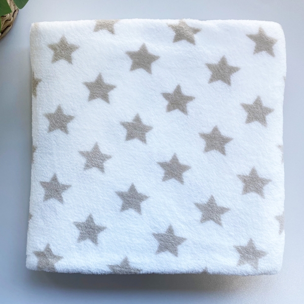 Peluche mouton blanc et son plaid personnalisé