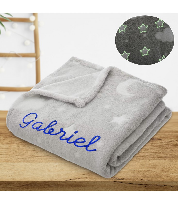 Couverture bébé grise