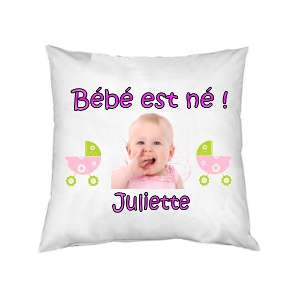 Coussin carré personnalisé