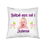 Coussin carré personnalisé