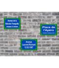 Plaque de rue à personnaliser