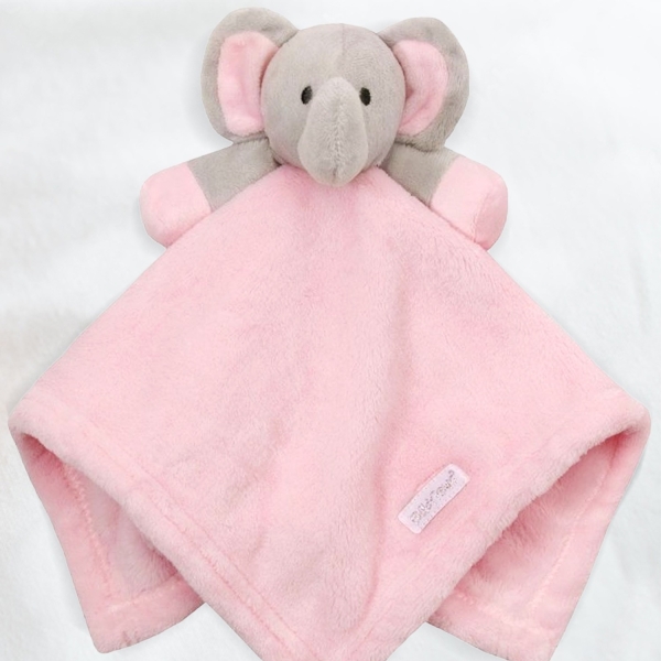 Doudou personnalisé Elephant rose