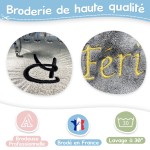 Doudou Girafe avec prénom personnalisé