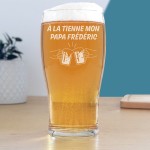 Verre à bière personnalisé - Modèle à la tienne