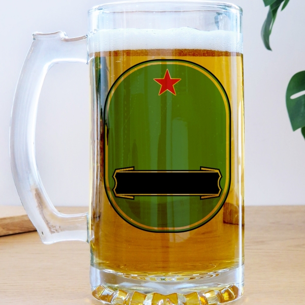 Chope à bière personnalisée - Modèle étoile