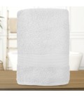 Serviette de bain blanc personnalisée - 450gr/m²