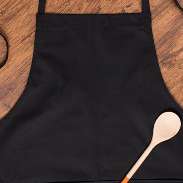 Tablier Brodé Noir personnalisé