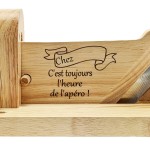 Guillotine à saucisson gravée